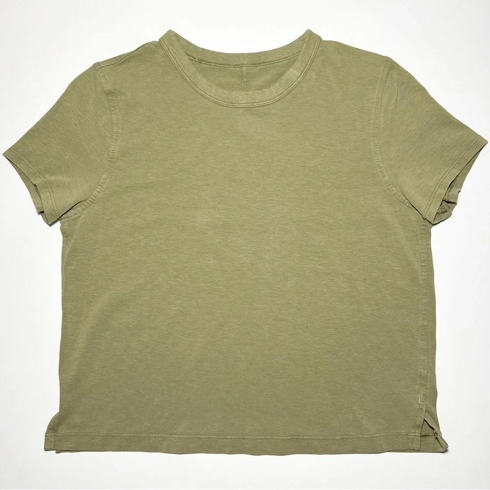 Lululemon Classic-Fit Cotton-Blend T-Shirt in Bronze Green
